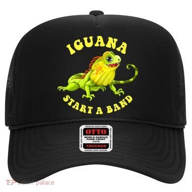 Iguana Start A Band Play On Words Pun Hat
