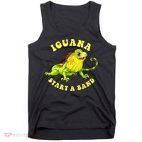 Iguana Start A Band Play On Words Pun Tank Top thumb 0