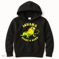 Iguana Start A Band Play On Words Pun Kids Hoodie thumb 0