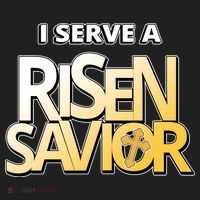 I Serve A Risen Savior Christian Faith Women's Sweatshirt thumb 2
