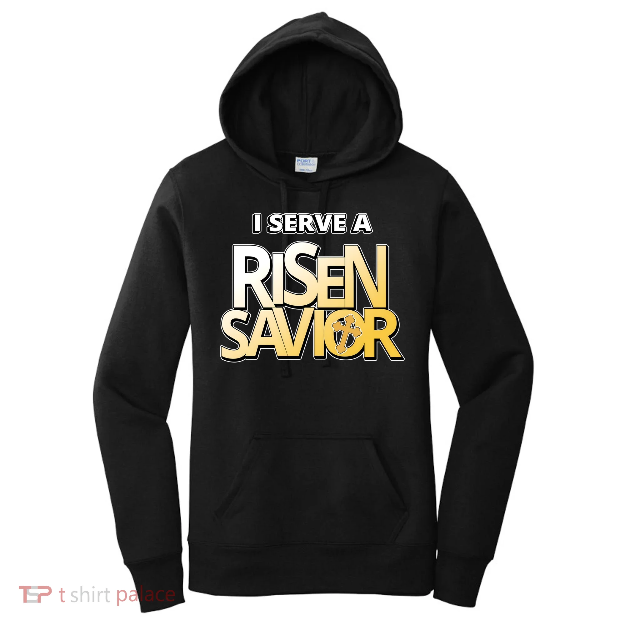 I Serve A Risen Savior Christian Faith Women's Hoodie