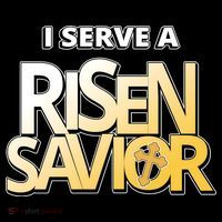 I Serve A Risen Savior Christian Faith Women's Hoodie thumb 2