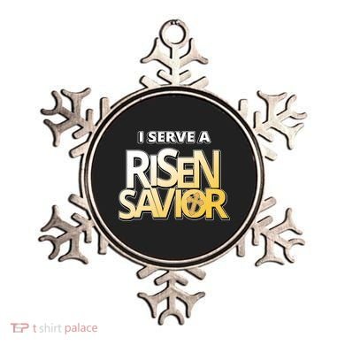 I Serve A Risen Savior Christian Faith Ornament