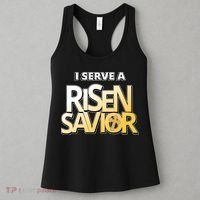 I Serve A Risen Savior Christian Faith Women's Tank Top thumb 3