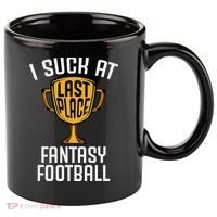 I Suck At Fantasy Football 11oz C Handle Ceramic Mug thumb 0