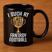 I Suck At Fantasy Football 11oz C Handle Ceramic Mug thumb 3