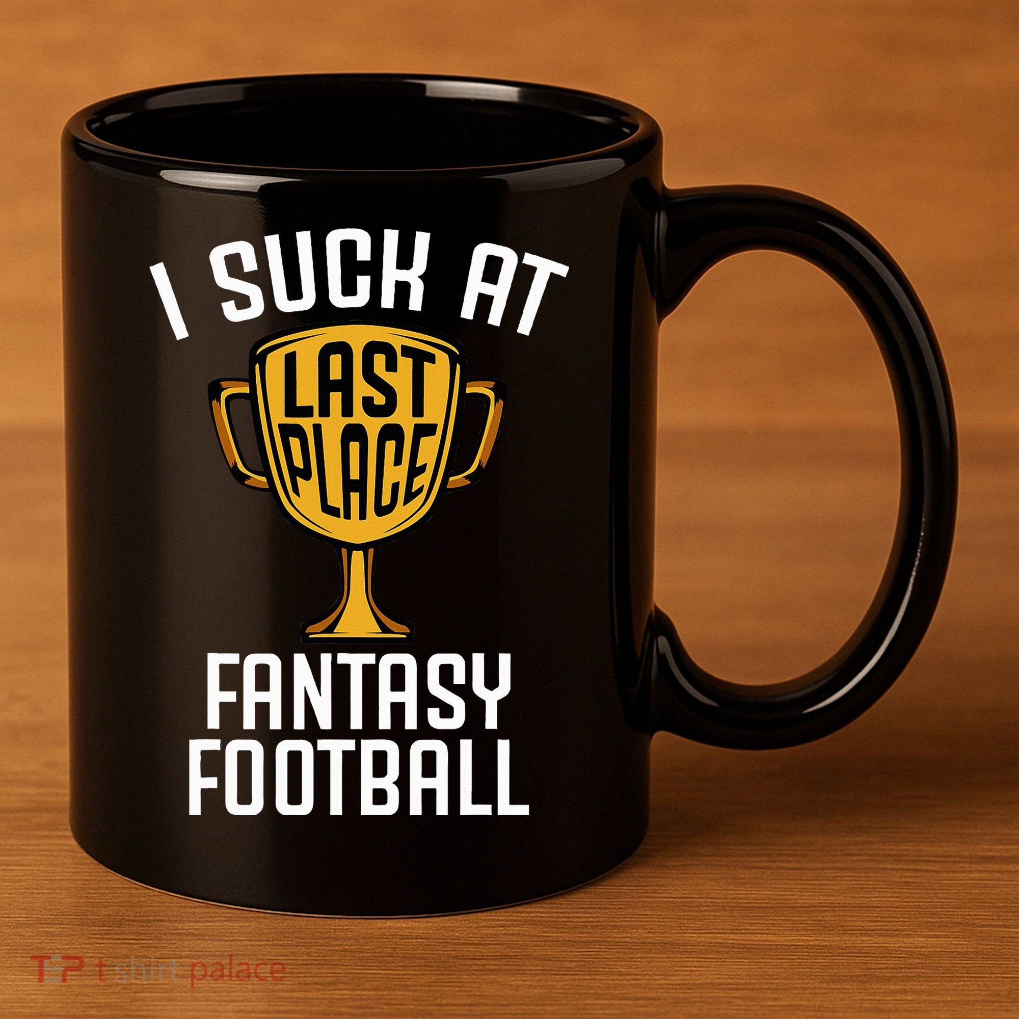I Suck At Fantasy Football 11oz C Handle Ceramic Mug