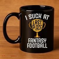 I Suck At Fantasy Football 11oz C Handle Ceramic Mug thumb 4