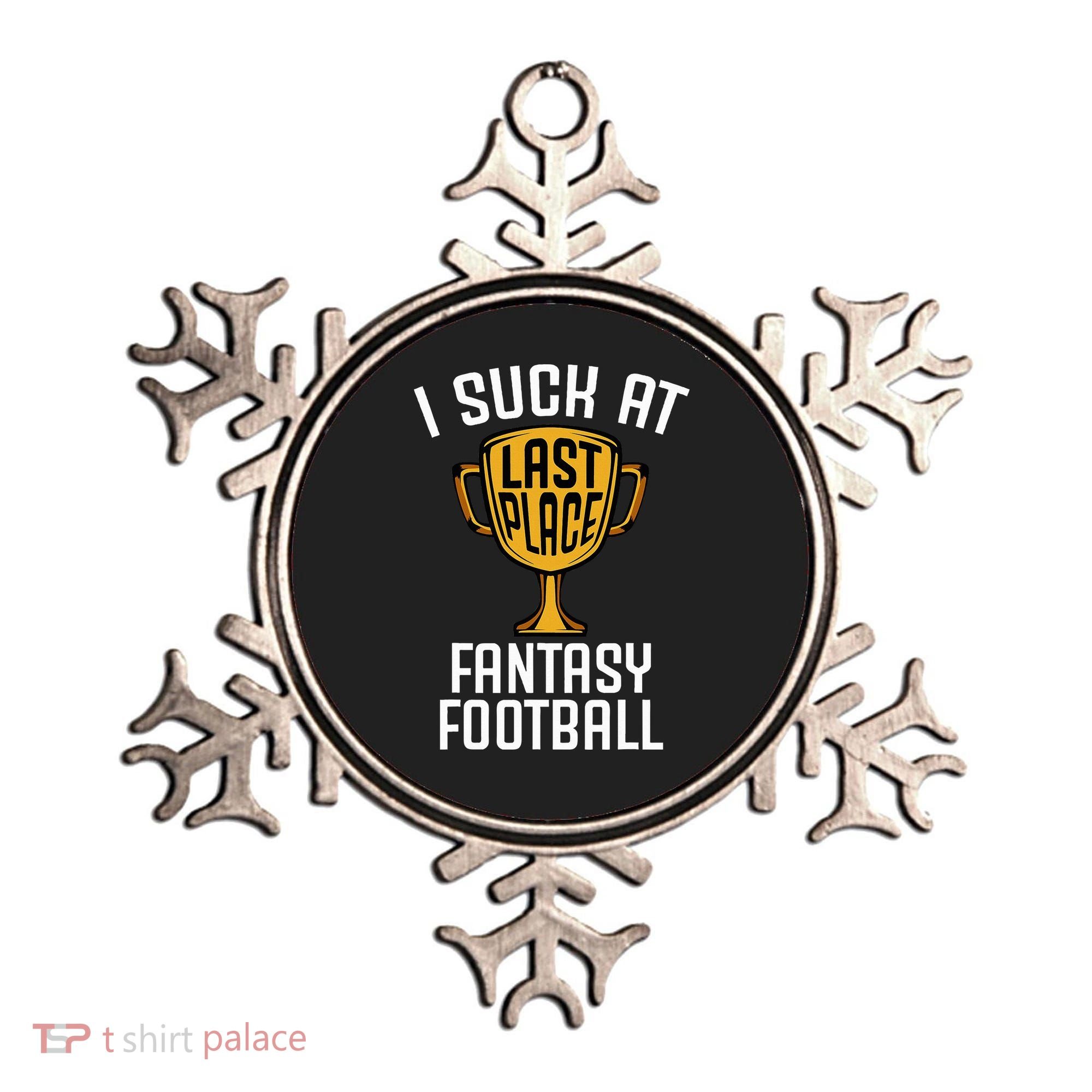 I Suck At Fantasy Football Ornament