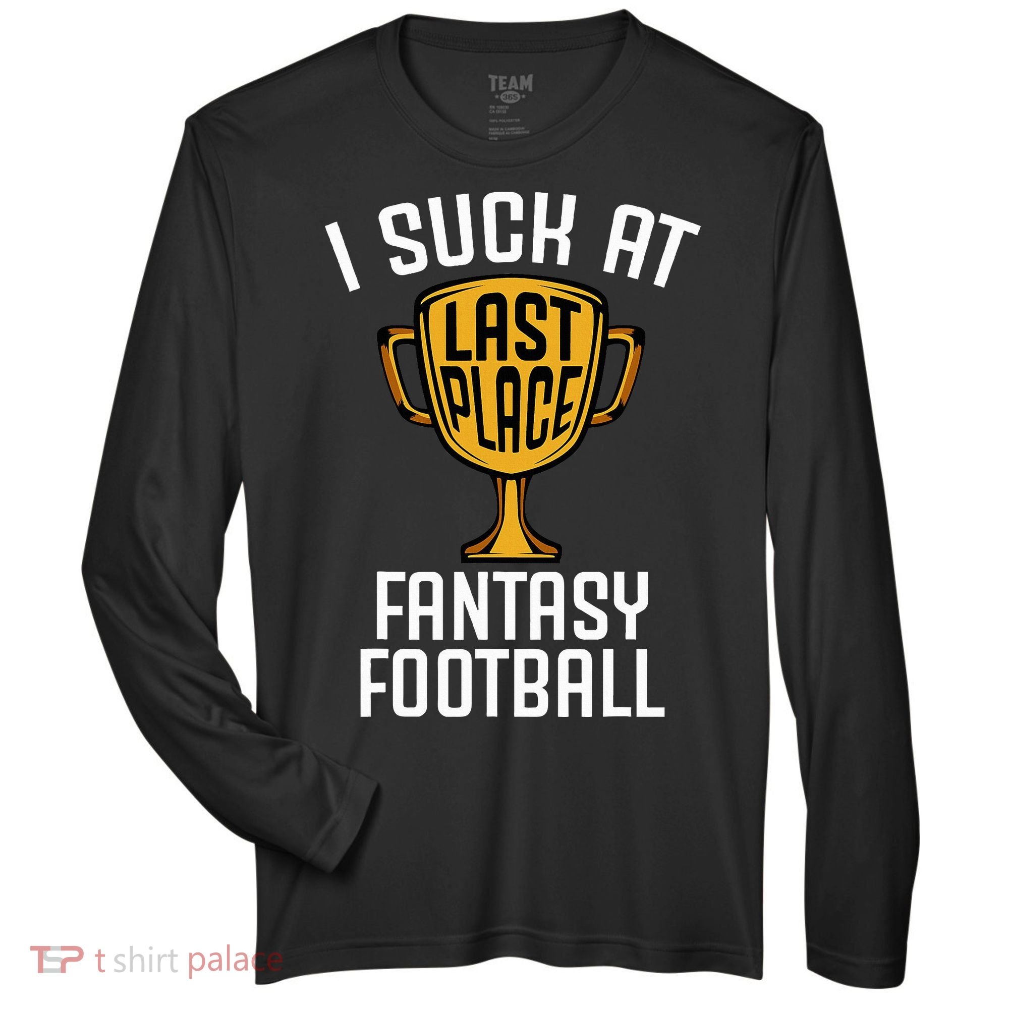 I Suck At Fantasy Football Zone Performance Long-Sleeve T-Shirt