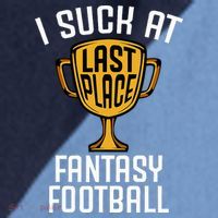 I Suck At Fantasy Football Raglan Baseball Sleeve Shirt thumb 2