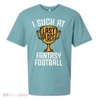 I Suck At Fantasy Football Sueded Cloud Jersey T-Shirt thumb 0