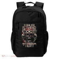 ICanFix Stupid But It's Gonna Hurt Cool Skull (On Back) Backpack thumb 0