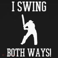I Swing Both Ways Cricket With An Axe Bisexual LGBT Pride Apron thumb 3