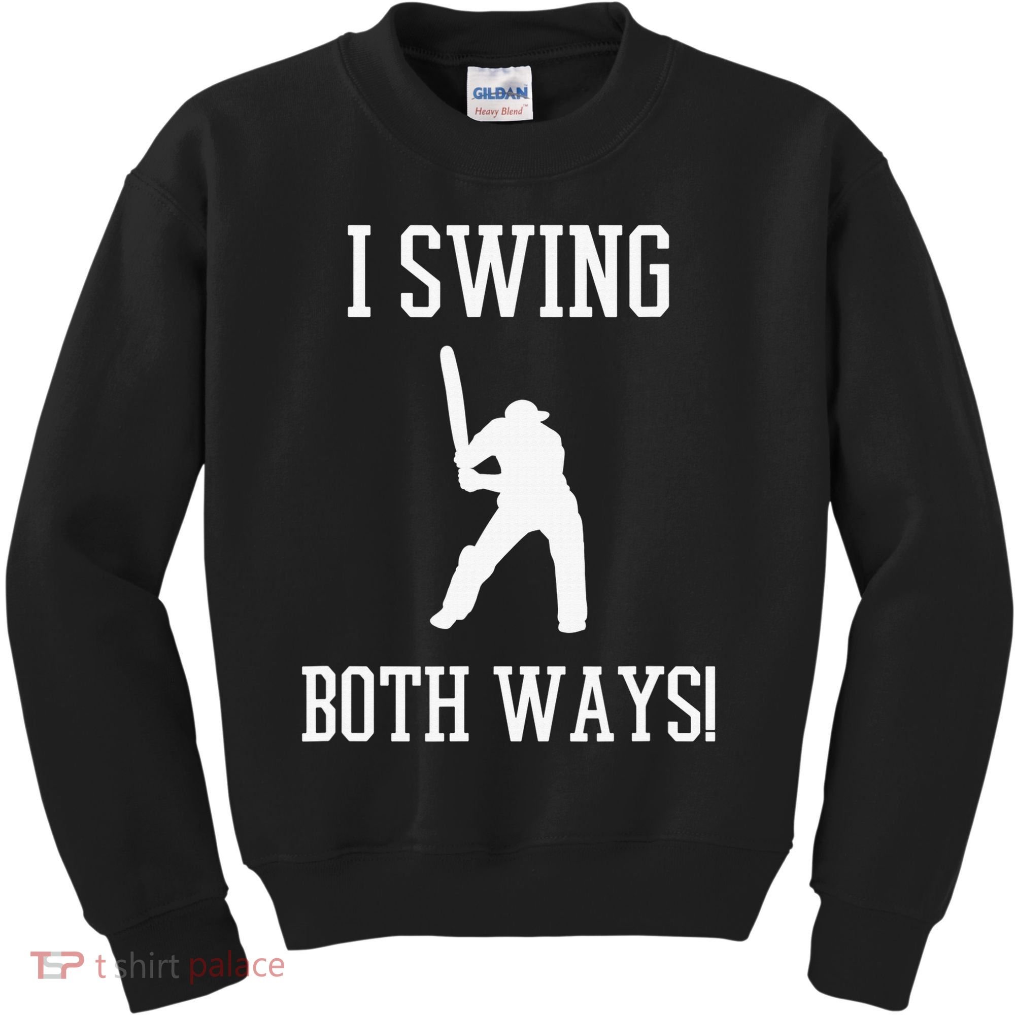 I Swing Both Ways Cricket With An Axe Bisexual LGBT Pride Kids Sweatshirt