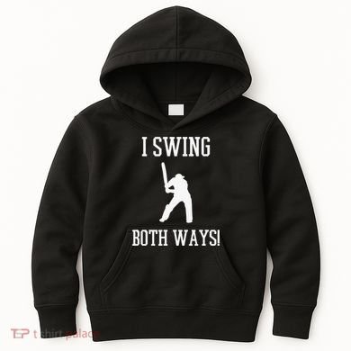 I Swing Both Ways Cricket With An Axe Bisexual LGBT Pride Kids Hoodie