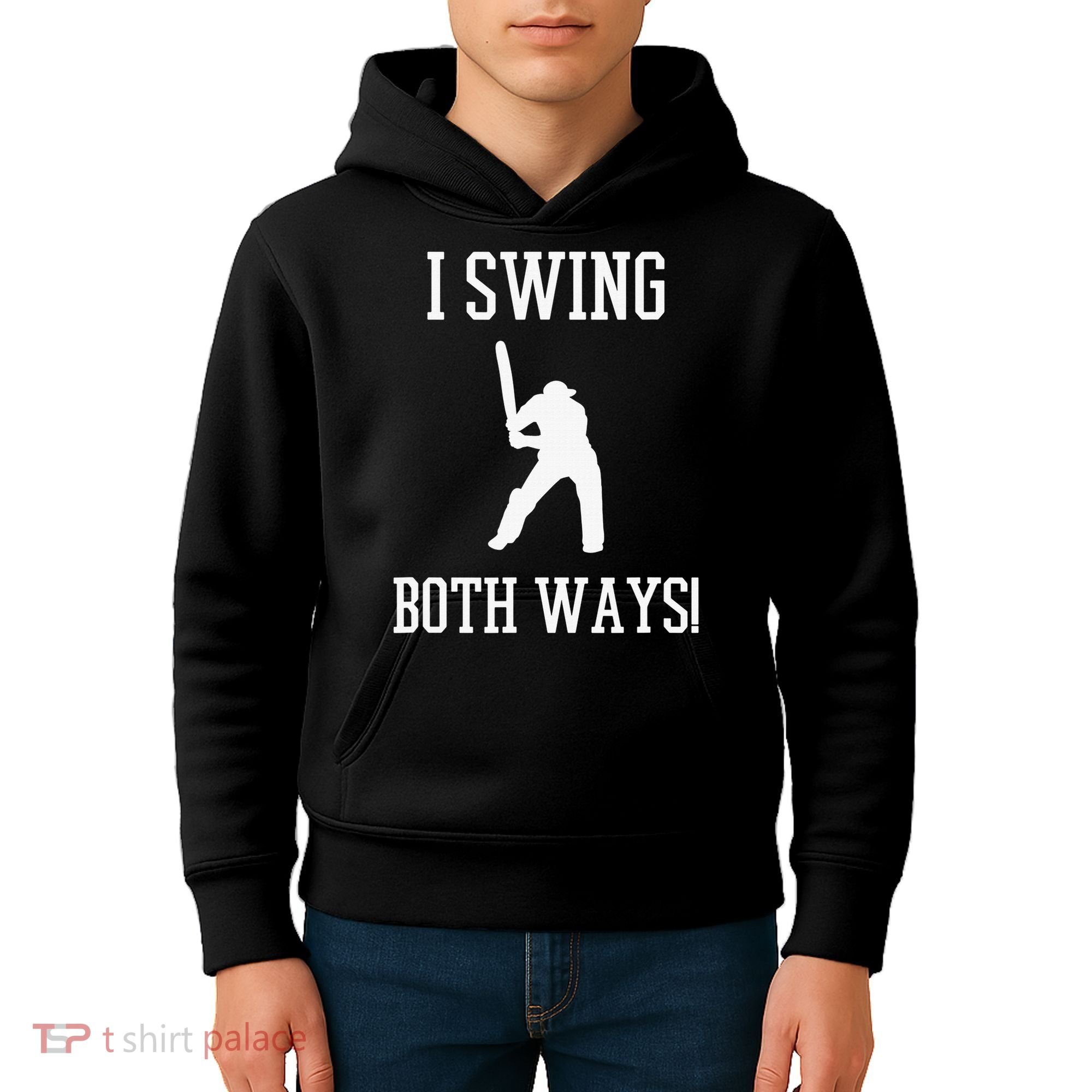 I Swing Both Ways Cricket With An Axe Bisexual LGBT Pride Kids Hoodie