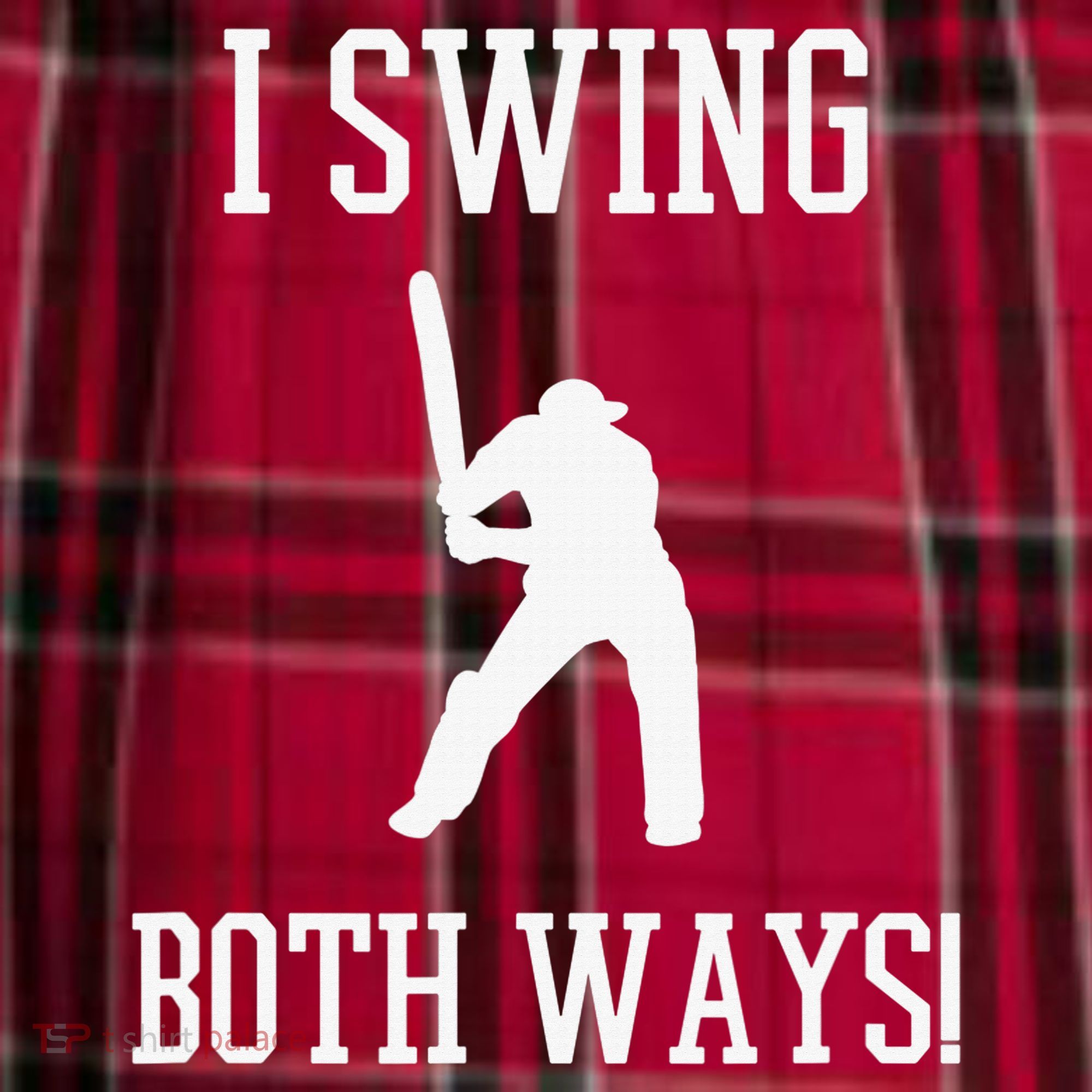 I Swing Both Ways Cricket With An Axe Bisexual LGBT Pride Men's Flannel Plaid Pajama Pants