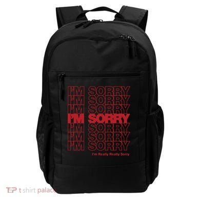 I'm Sorry Bag Backpack