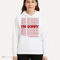 I'm Sorry Bag Hoodie thumb 5