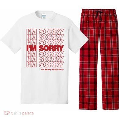 I'm Sorry Bag Pajama Set