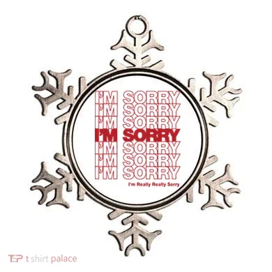 I'm Sorry Bag Ornament