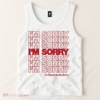 I'm Sorry Bag Tank Top thumb 2
