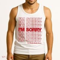 I'm Sorry Bag Tank Top thumb 3