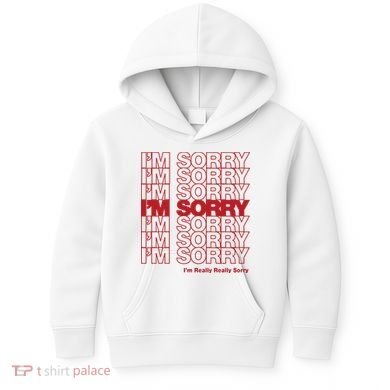 I'm Sorry Bag Kids Hoodie