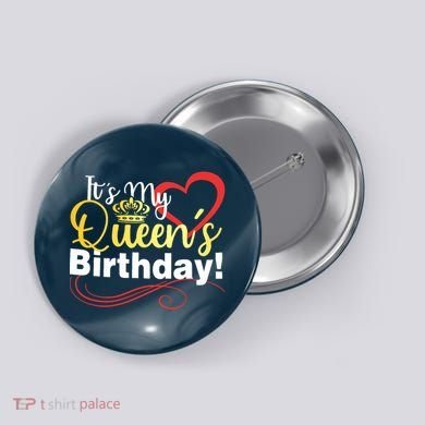 In September Birthday Queens Are Born Button