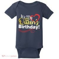 In September Birthday Queens Are Born Baby Bodysuit thumb 0