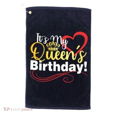 In September Birthday Queens Are Born Golf Towel