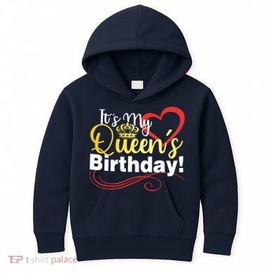 In September Birthday Queens Are Born Kids Hoodie