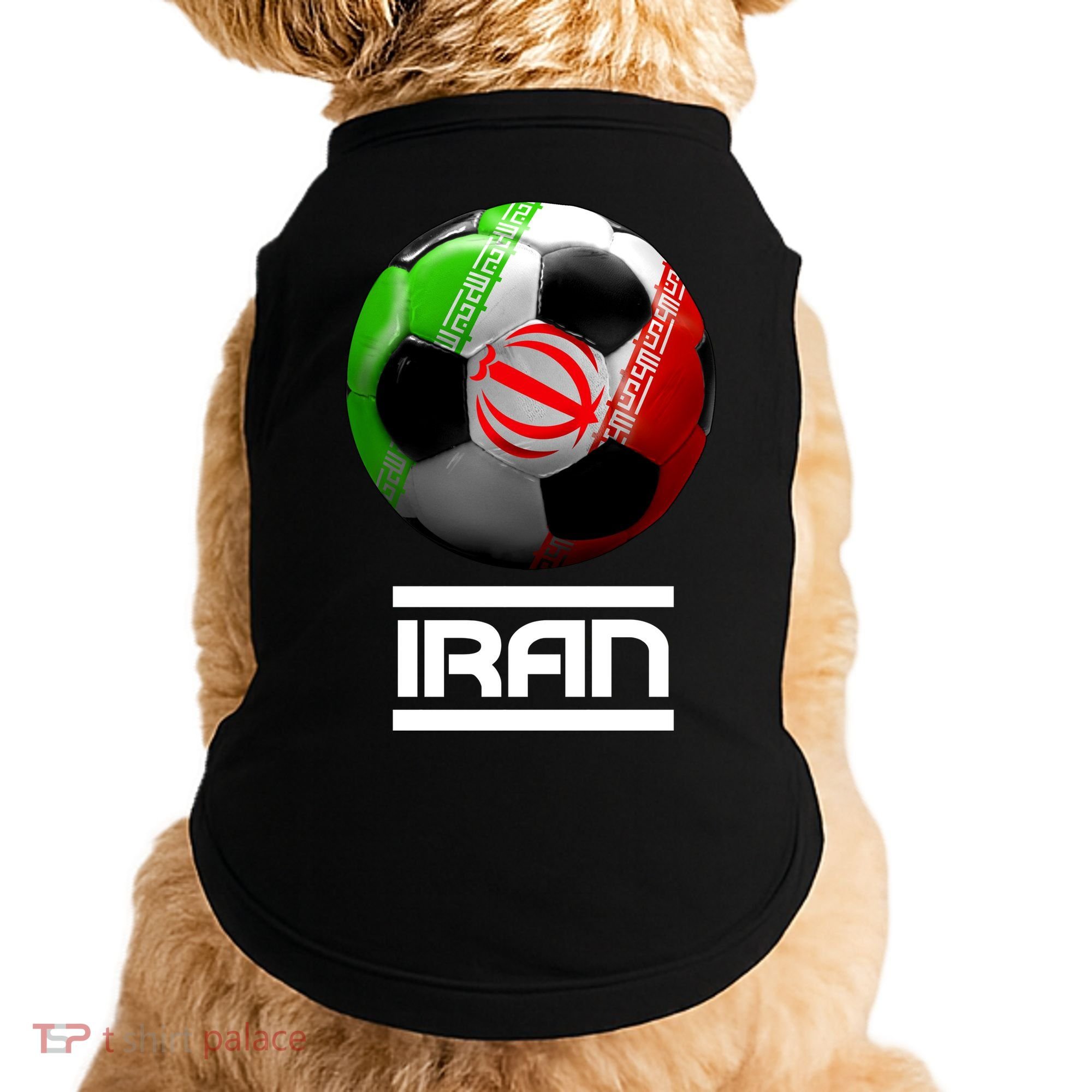 Iran Soccer Ball Doggie Tank