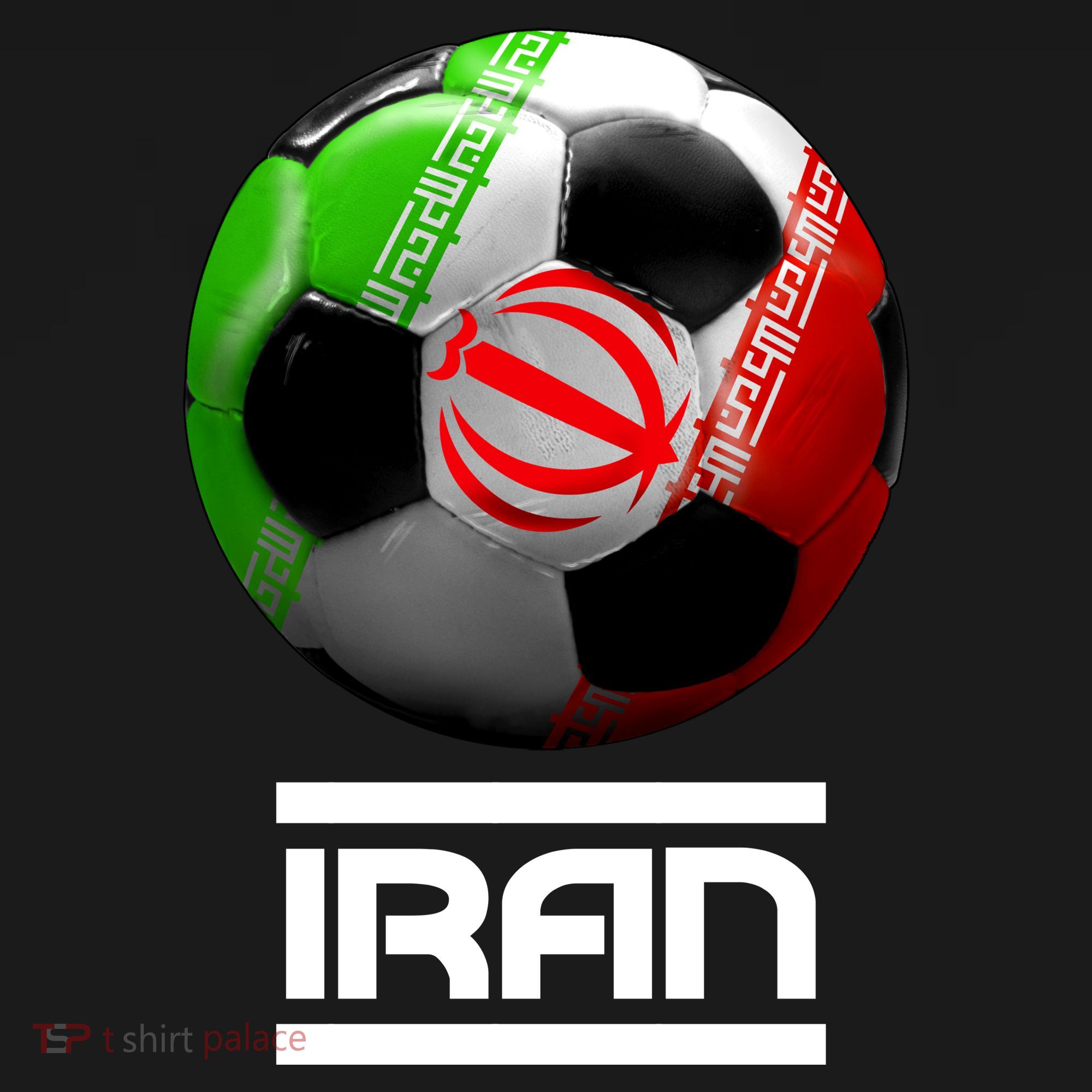 Iran Soccer Ball Doggie Tank