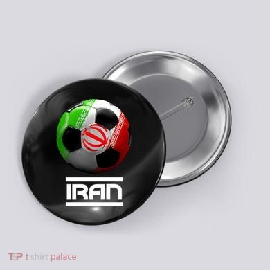 Iran Soccer Ball Button