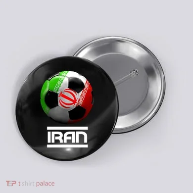 Iran Soccer Ball Button
