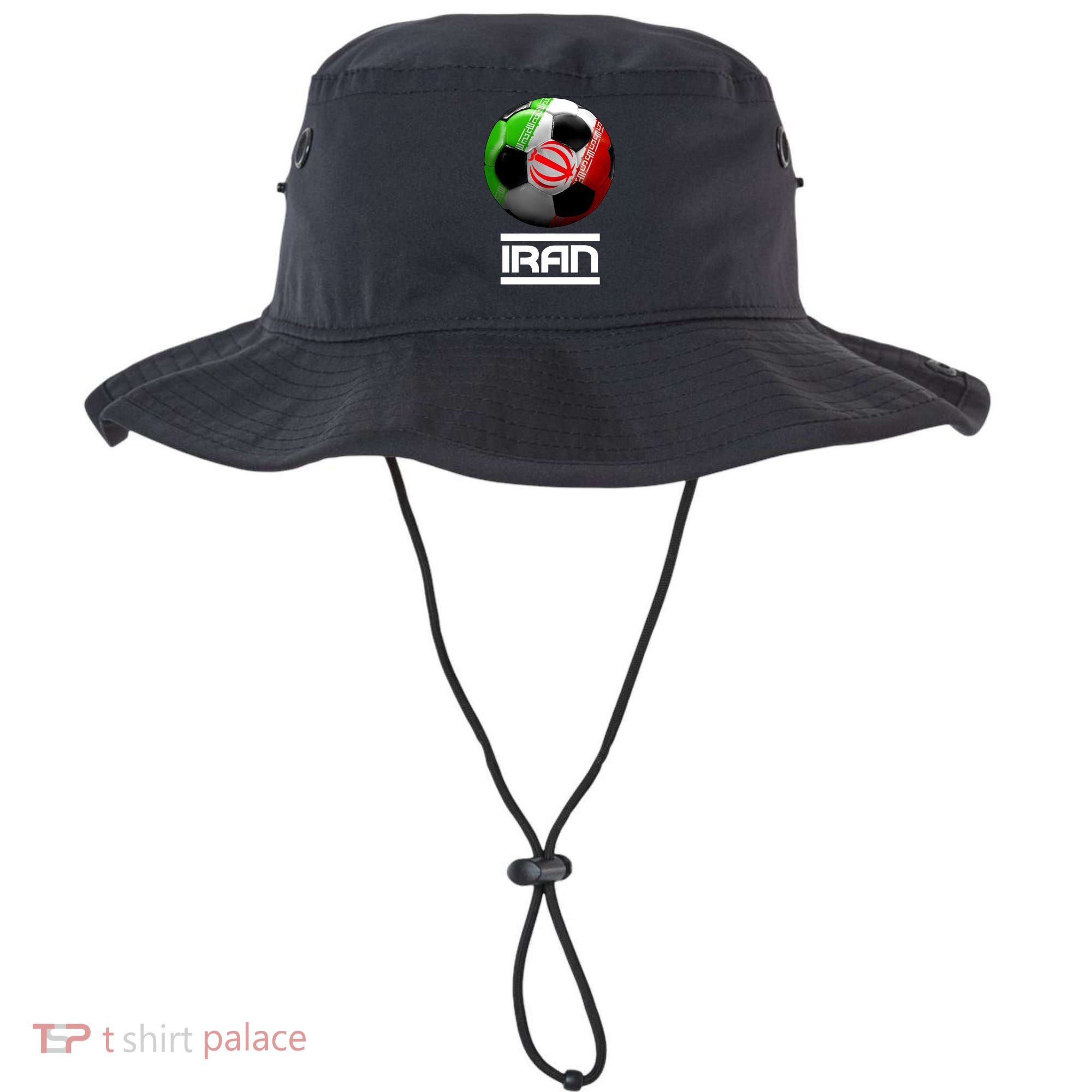 Iran Soccer Ball Bucket Hat