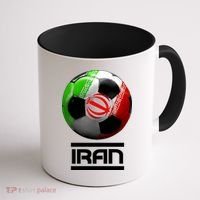 Iran Soccer Ball Coffee Mug thumb 1