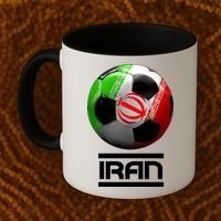 Iran Soccer Ball Coffee Mug thumb 2