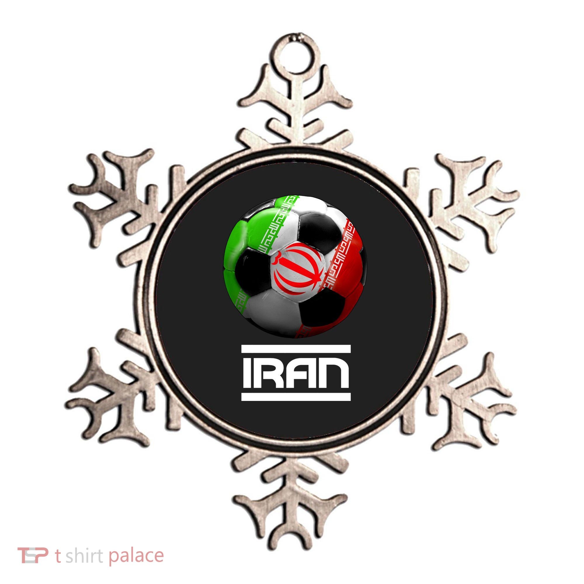 Iran Soccer Ball Ornament