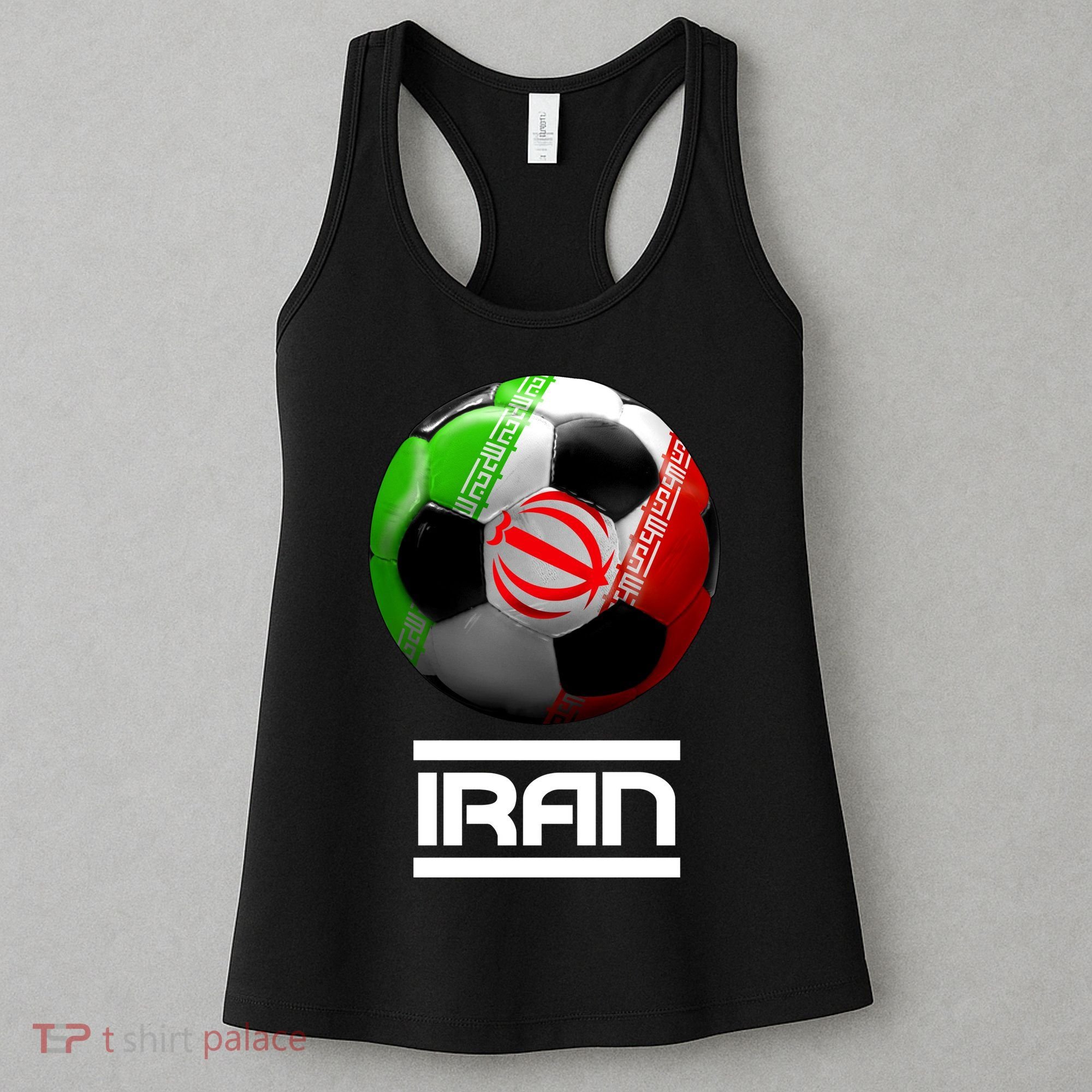 Iran Soccer Ball Women's Tank Top