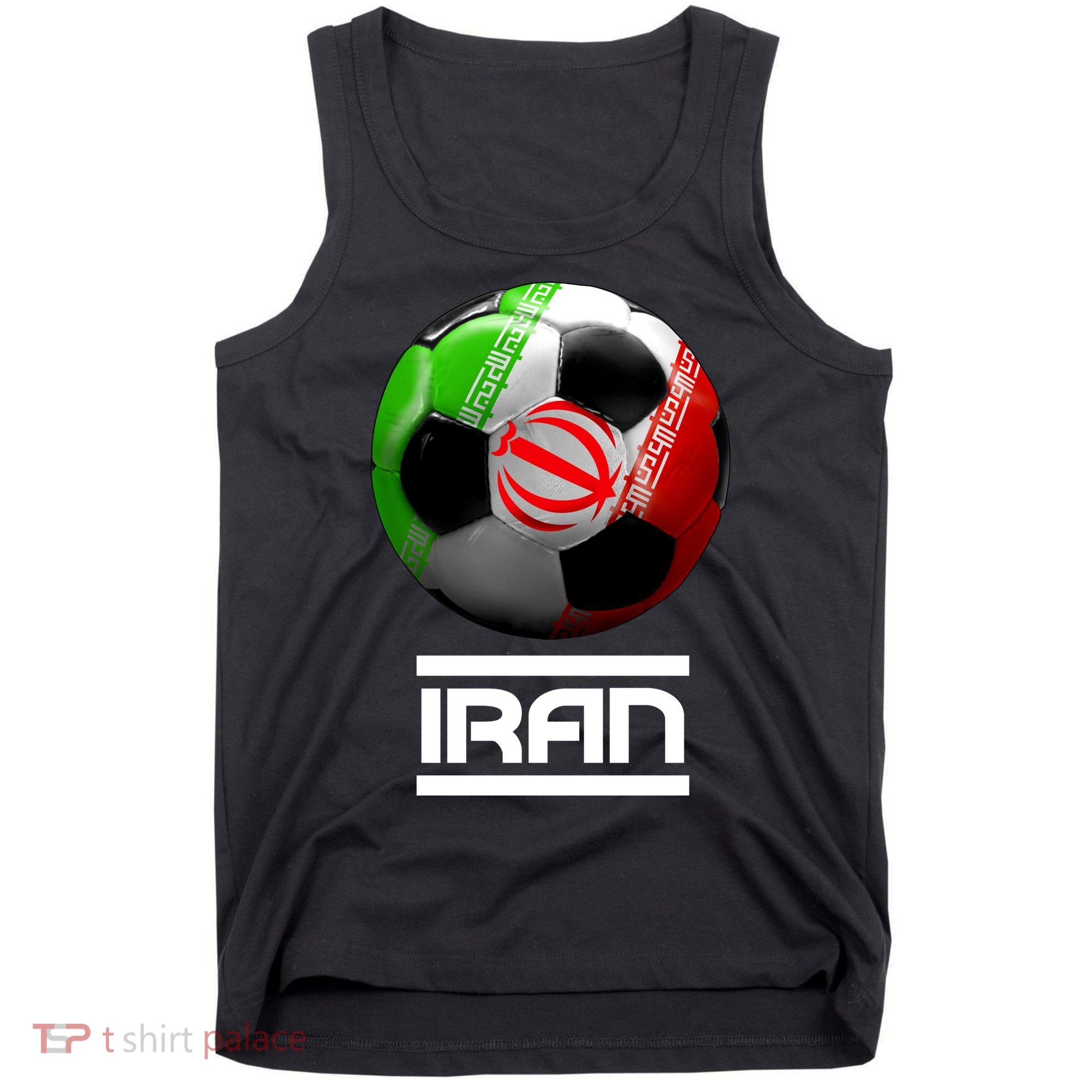 Iran Soccer Ball Tank Top