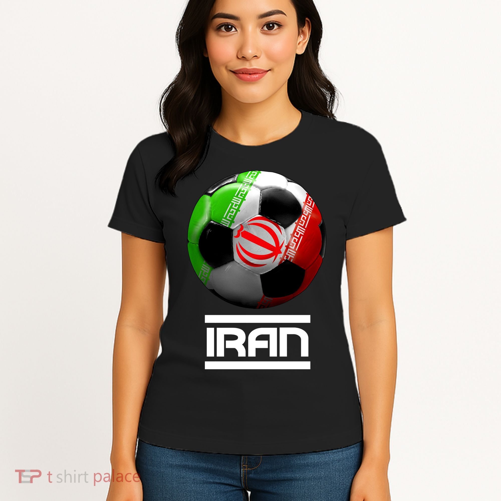 Iran Soccer Ball Women's T-Shirt