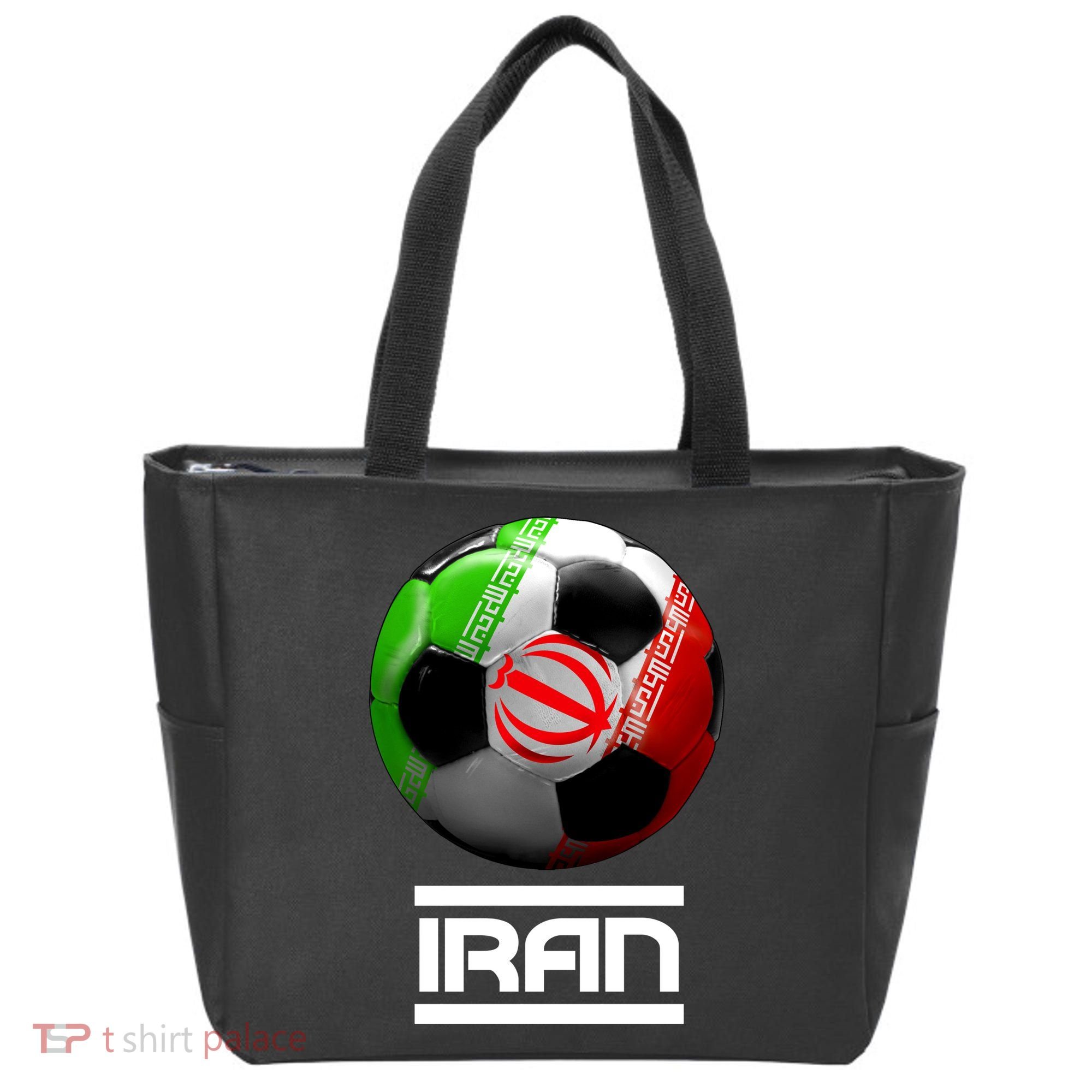 Iran Soccer Ball Tote Bag