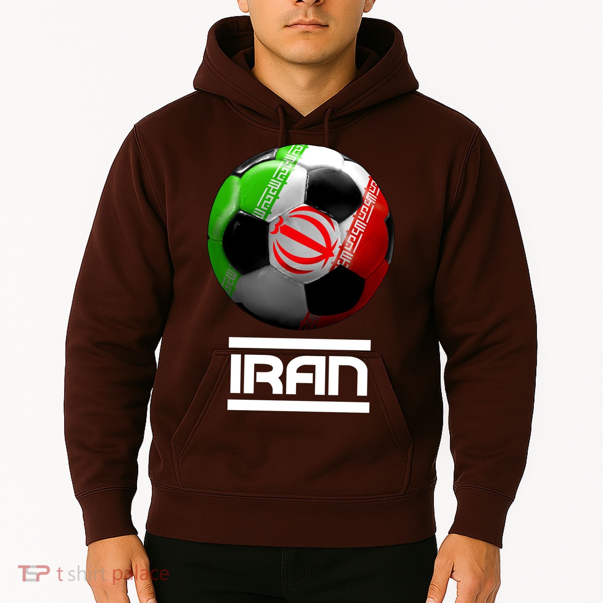 Iran Soccer Ball Hoodie