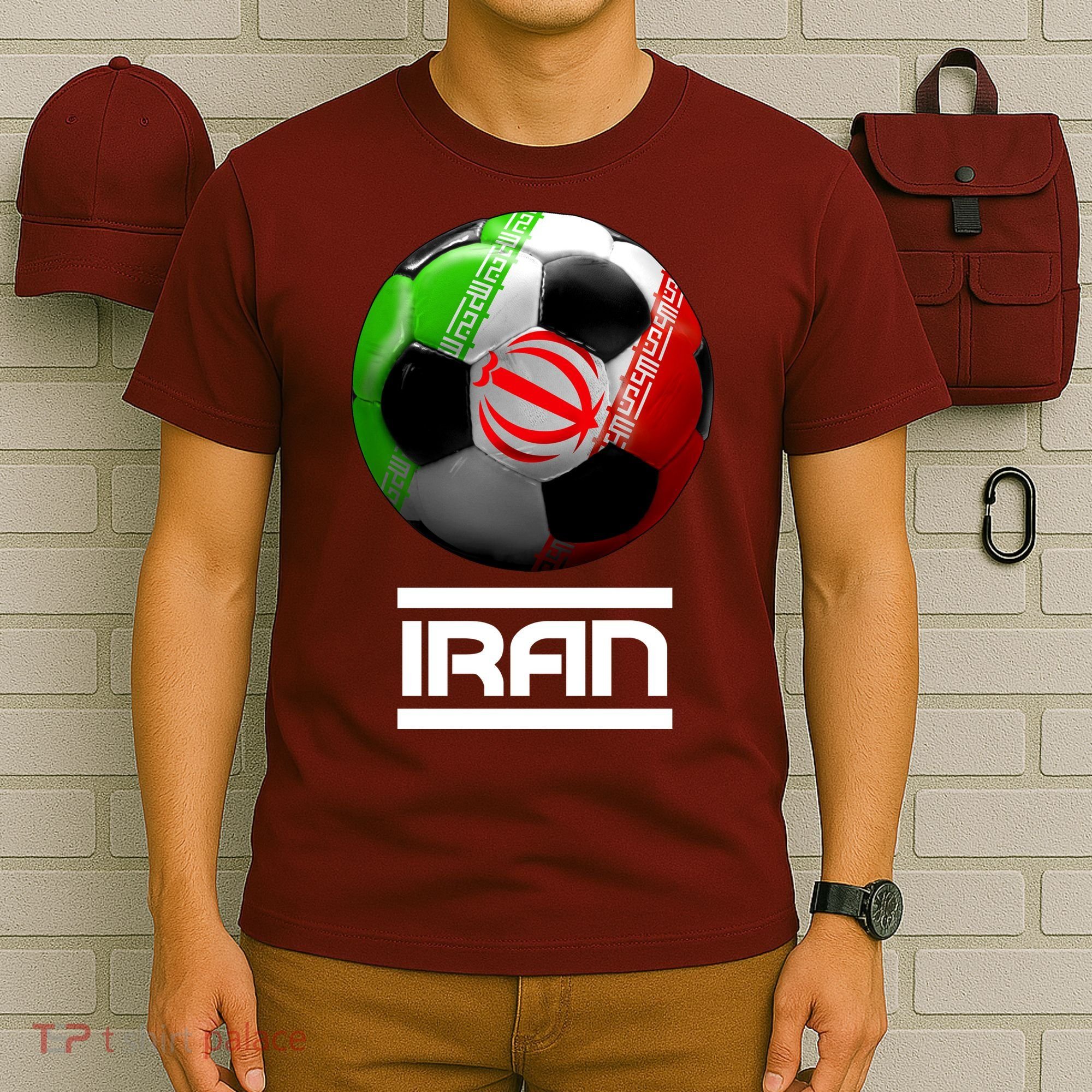 Iran Soccer Ball T-Shirt