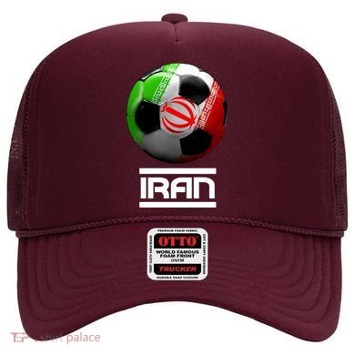 Iran Soccer Ball Hat