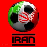 Iran Soccer Ball Santa Hat thumb 1