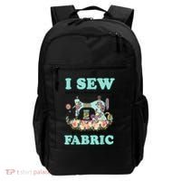 I Sew But My Favorite Hobby Is Collecting Fabric Backpack thumb 0